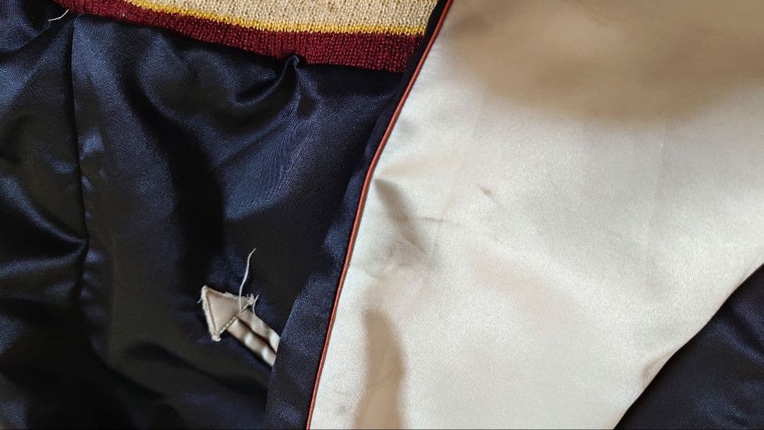 テーラー東洋 スカジャン 黒白×黄青