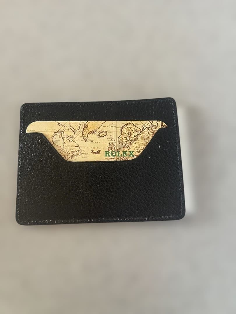 ROLEX レザー製カードケース 保証書付き