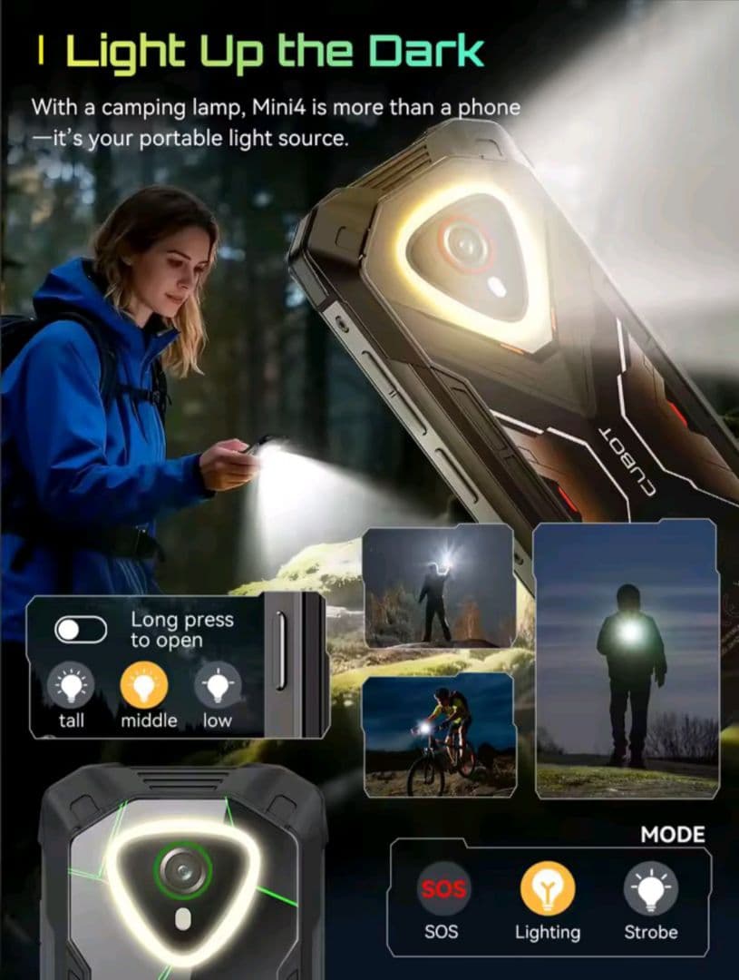 cubot kingkong mini4 タフネス　シムフリーAndroid15