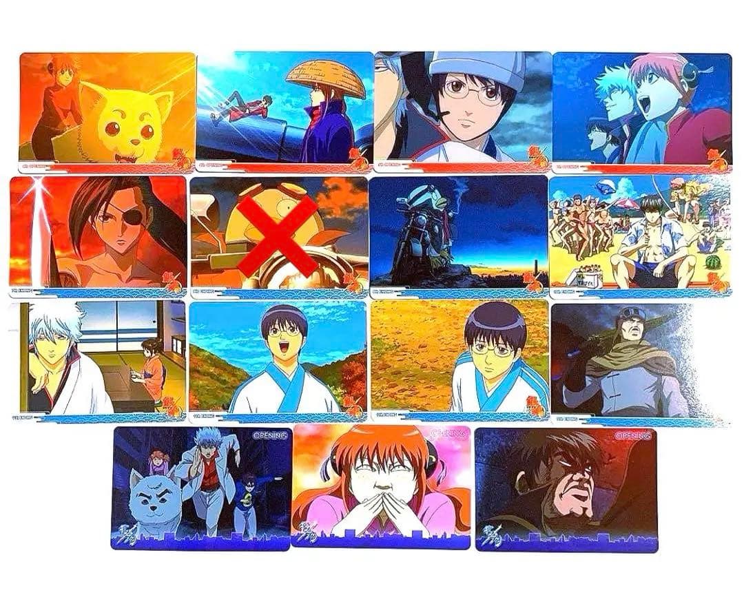 銀魂 クリアコレクション クリアカード カード 箔押し 大量 まとめ 銀時 等