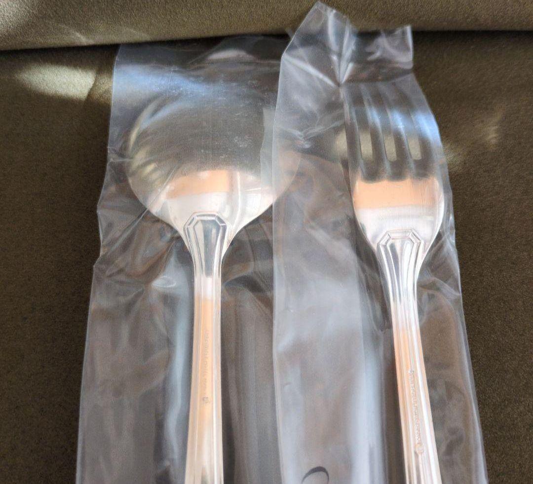 【未使用】クリストフルホテル　6本　2人　アメリカ　ナイフ　フォーク　スプーン