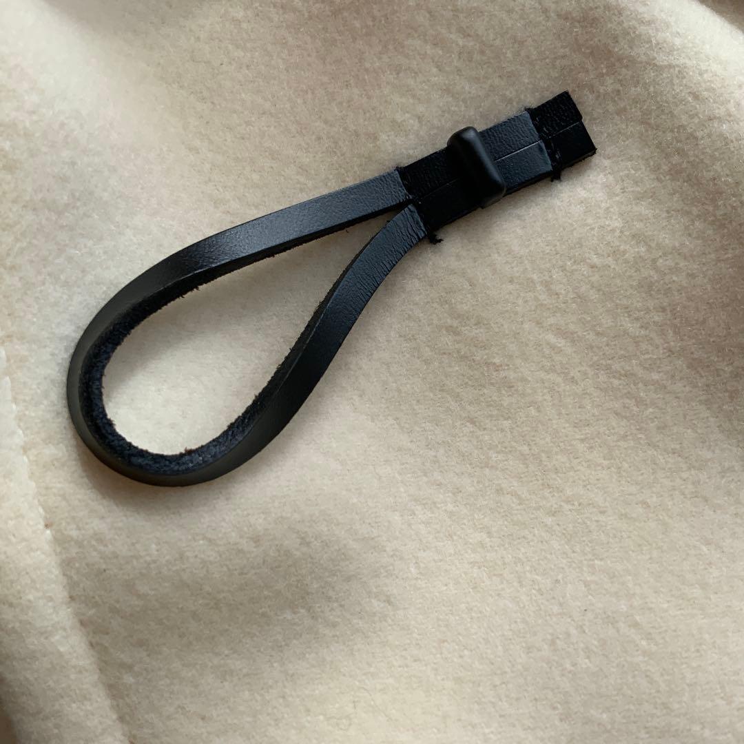 未使用品　マカフィー　メルトン　ダッフルコート　ロング丈　34アイボリー