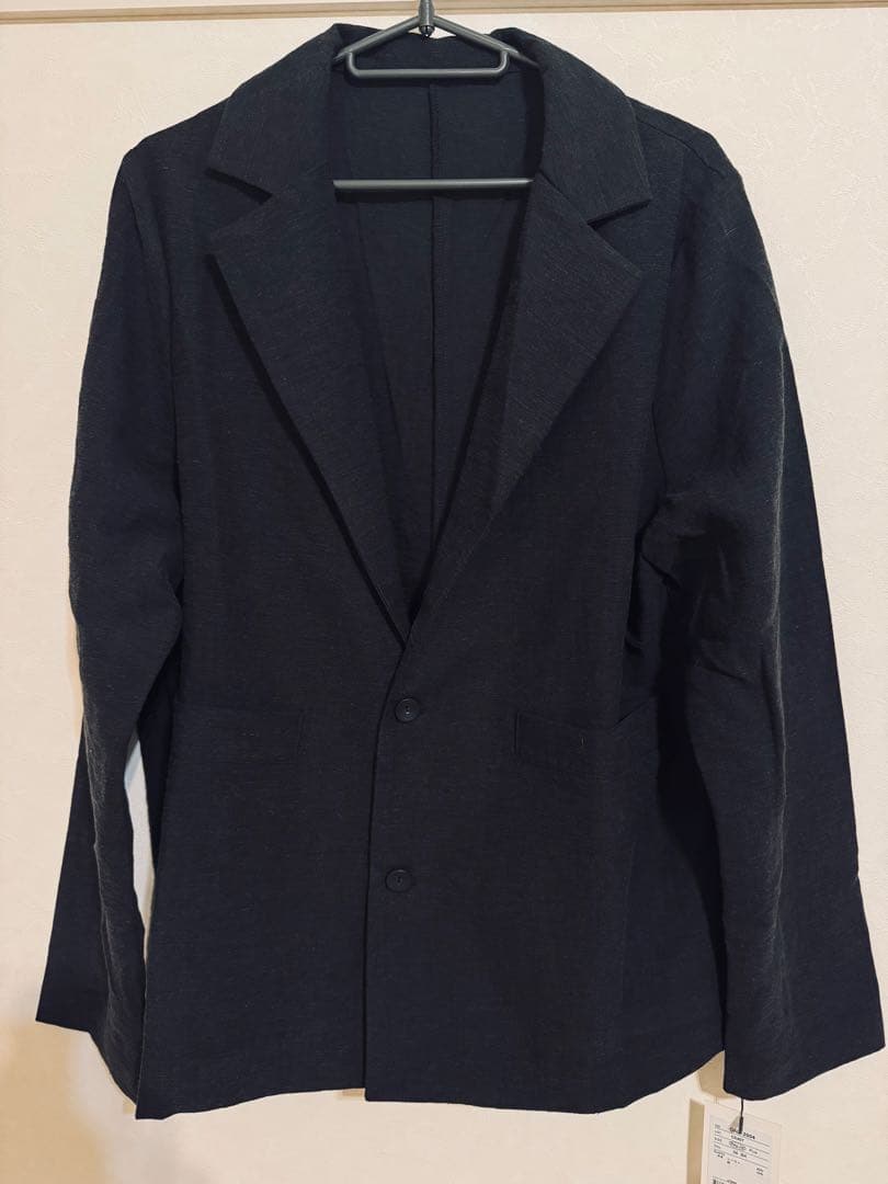 2025AW新作！【アンティカ］配色ベスト風リネンジャケット　新品未使用