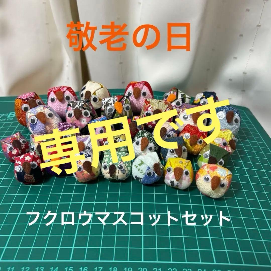 やちゅやちゅ　フクロウセット　マスコット
