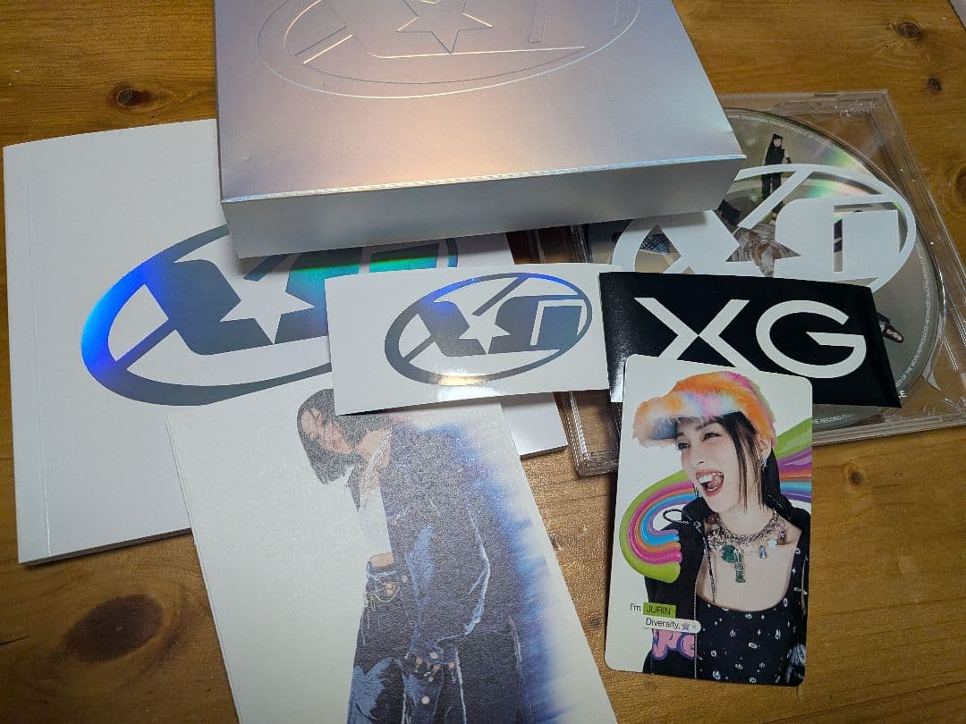 袋・トレカ付美品！XG エックスジー shootingstar フォトカード