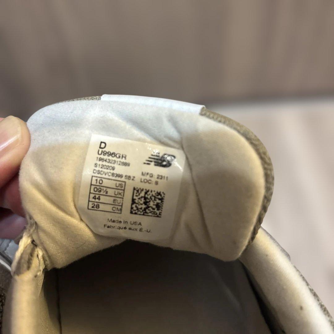 New Balance 996 グレー スニーカー