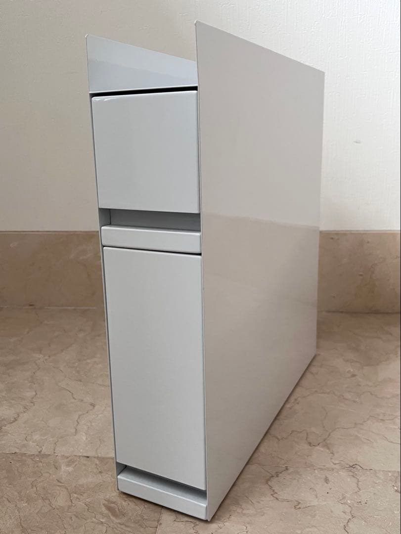 山崎実業 隠せる 調味料ラック 2段 ホワイト タワー tower