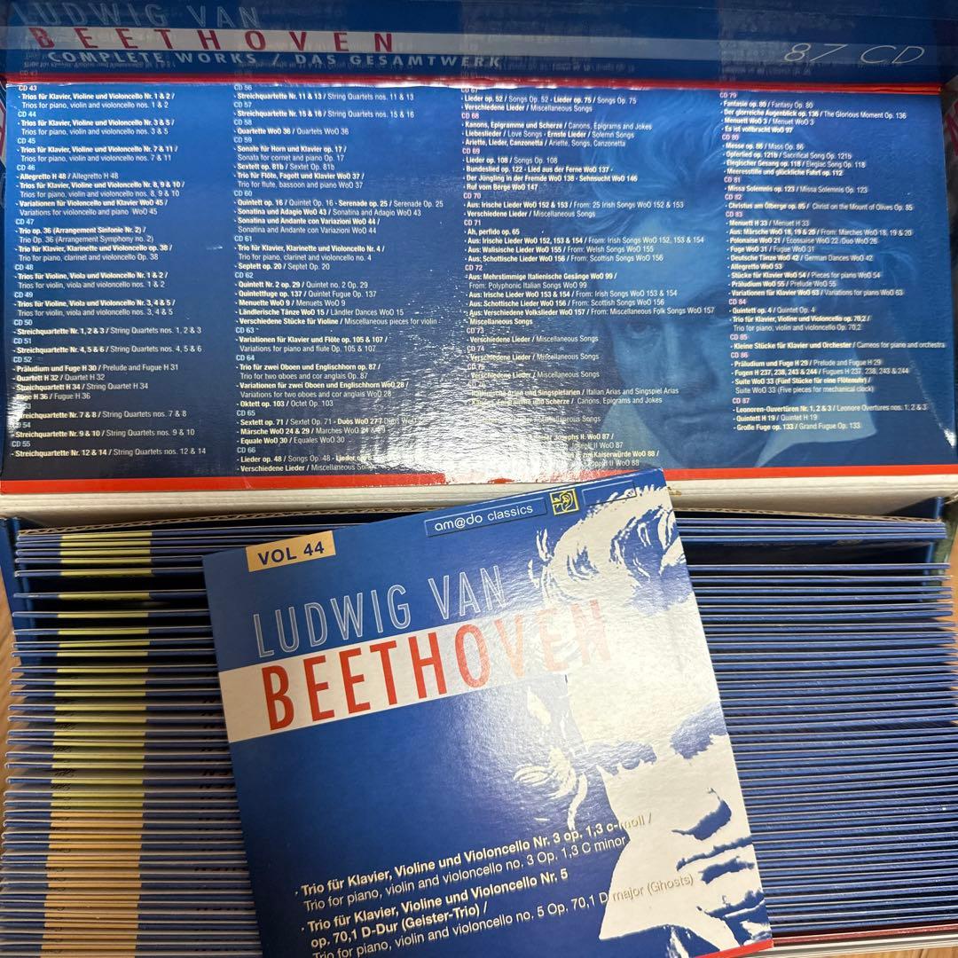 ベートーヴェン 87CD 完全作品集 & バッハ 46CD 完全版