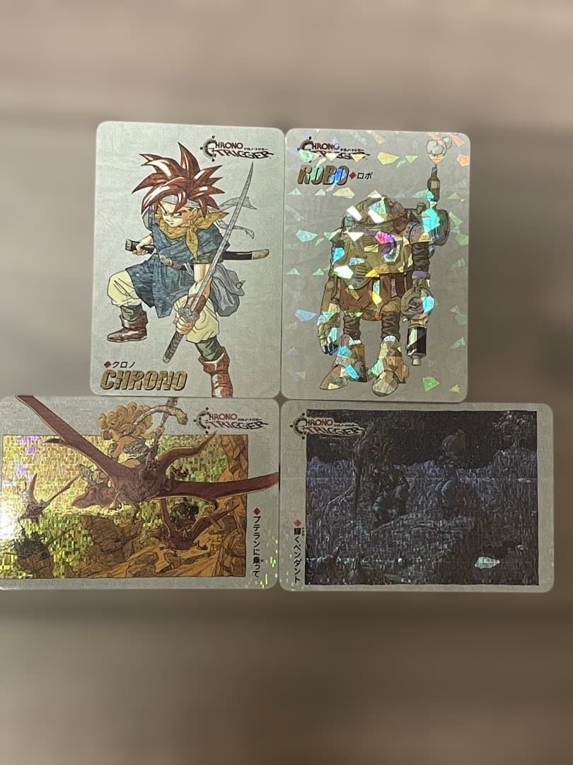 クロノトリガー　SFC予約特典カード　4枚セット