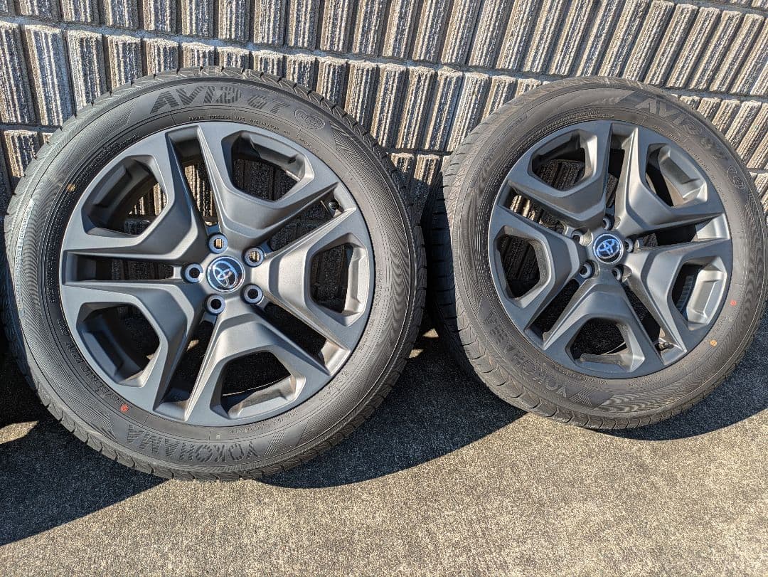RAV4 純正 19インチ ヨコハマ AVID S34 タイヤセット 美品