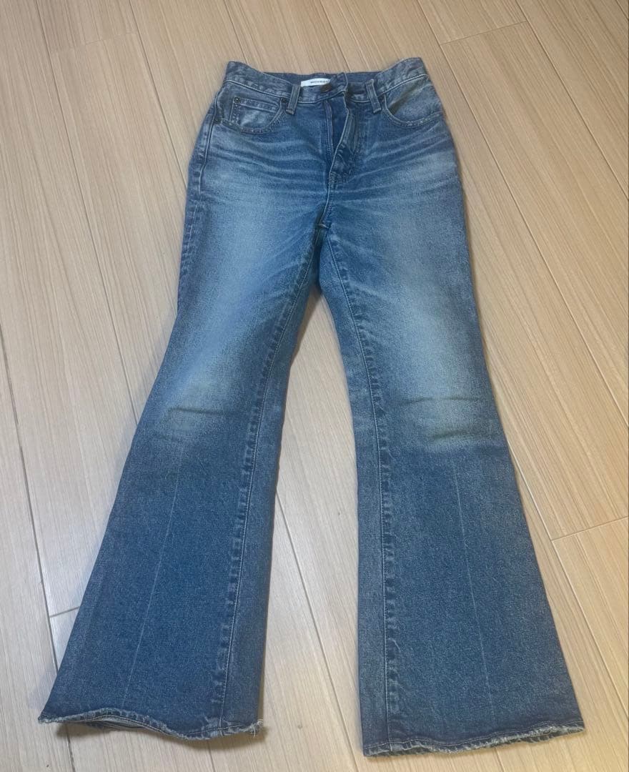 【即購入可】MOUSSY / マウジー MVS FRARE デニム ブルー