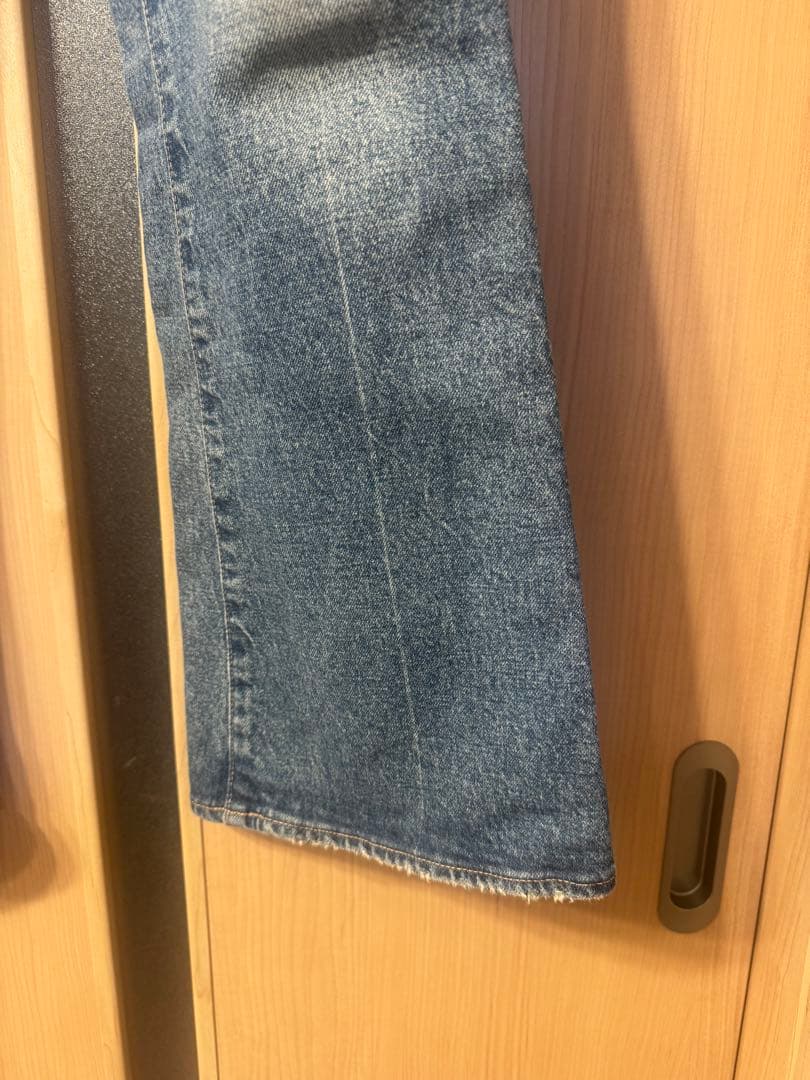 【即購入可】MOUSSY / マウジー MVS FRARE デニム ブルー