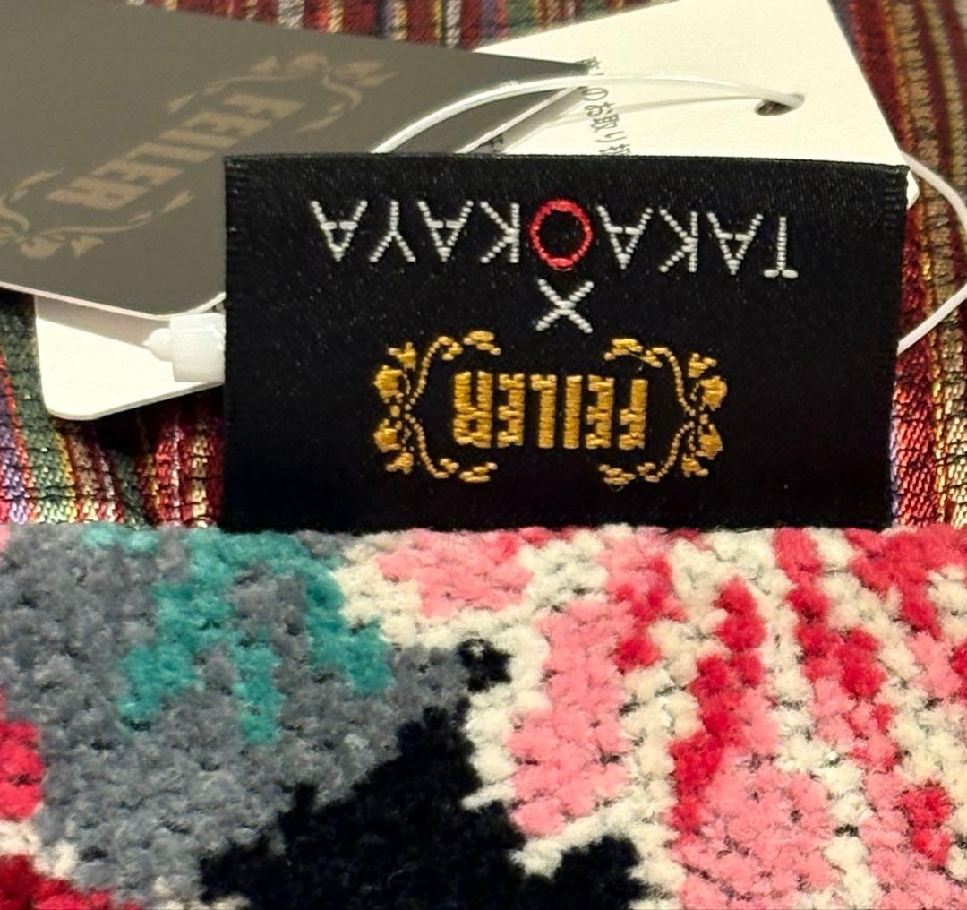 フェイラー　和柄　西陣織 シルク 絹 クッション 枕 新品タグ付き　FEILER