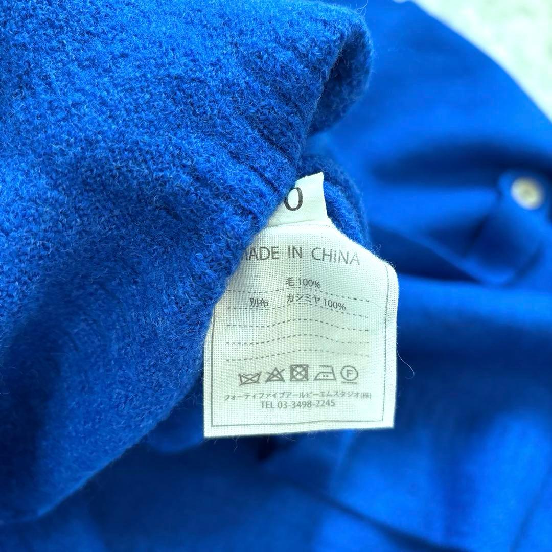 45R クレリックのタートルネックニット ウールカシミヤ ワイドシルエット