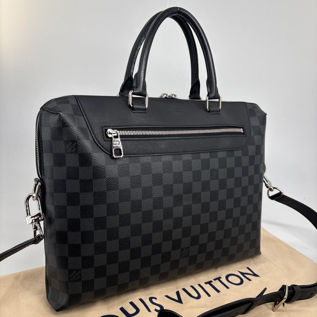 超極美品 ルイヴィトン ダミエグラフィット ポルトドキュマンジュール メンズ