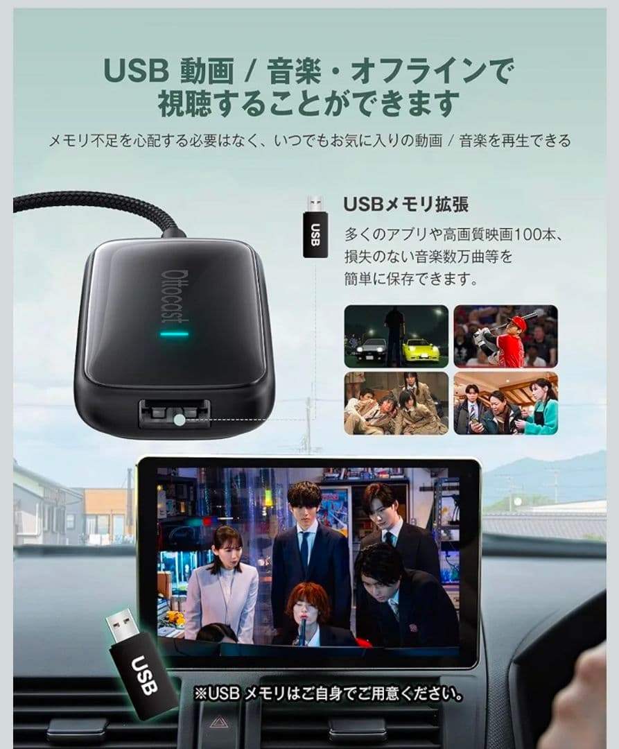 オットキャストOttocastPlay2VideoUltra+リモコン付きセット