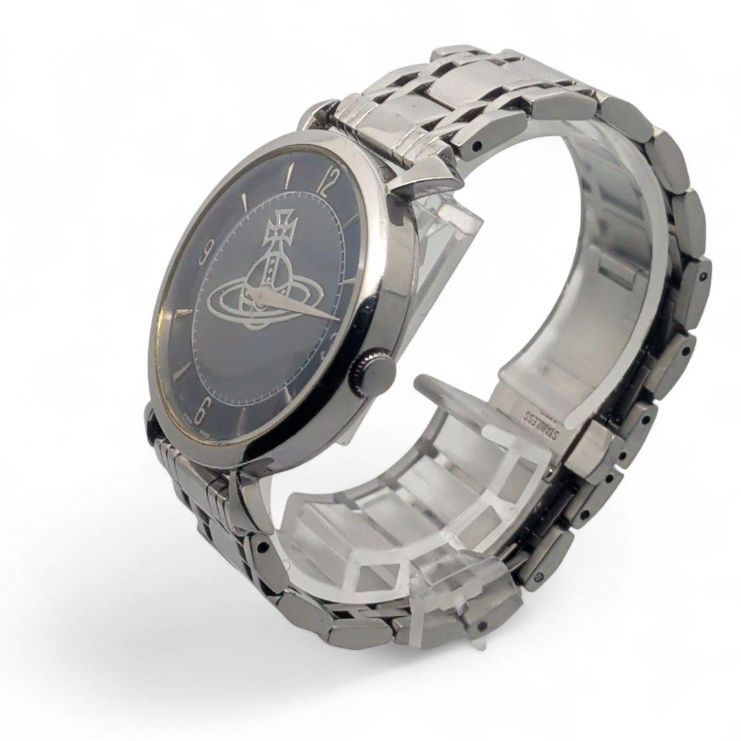 【希少】Vivienne Westwood オーブ文字盤 QZ腕時計 電池交換済