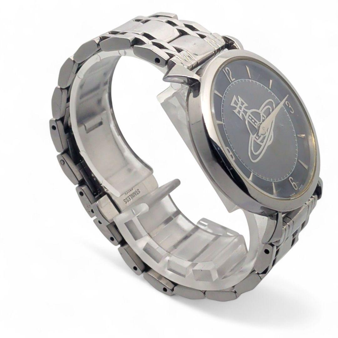 【希少】Vivienne Westwood オーブ文字盤 QZ腕時計 電池交換済