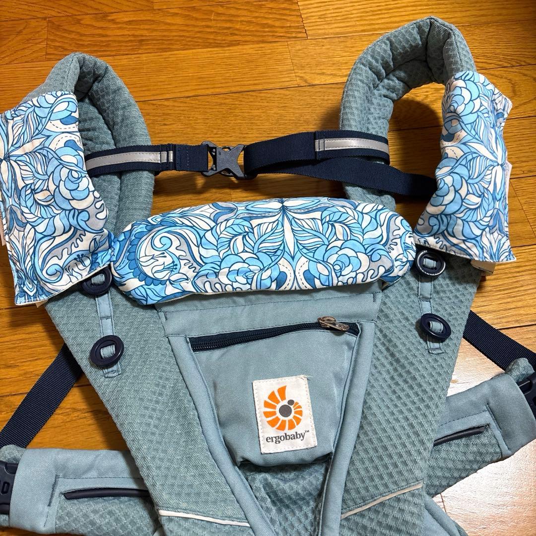 ●おまけ付き●説明書付き★エルゴベビー 抱っこ紐 OMNI Breeze 水色