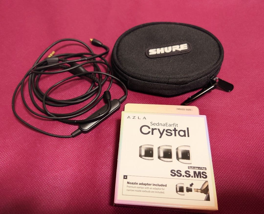 SHURE カナル型 リモコン・マイク付 SE215-CL-UNI-A＋α