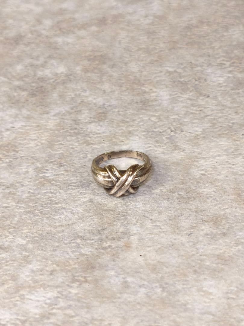 Tiffany ティファニー シグネチャークロス リング SV925