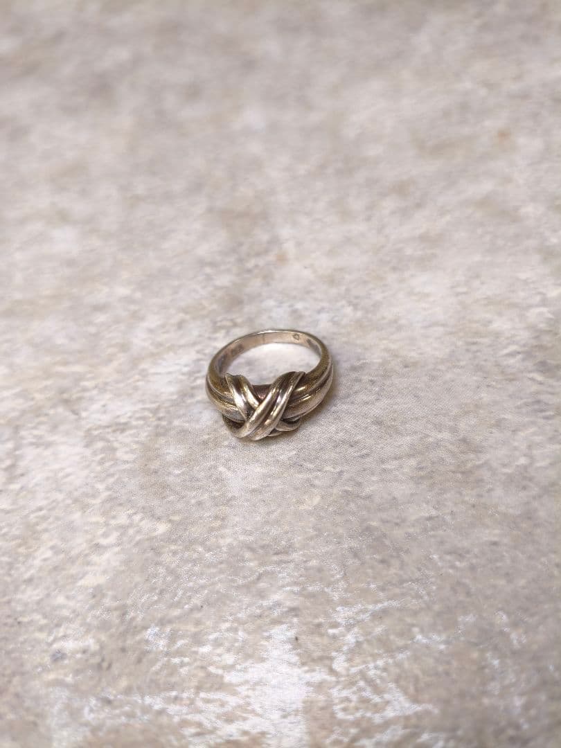 Tiffany ティファニー シグネチャークロス リング SV925