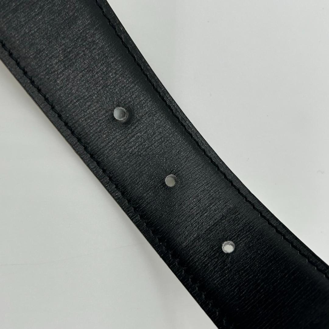 エルメス レザーベルト リバーシブル ホワイト ブラック　260119004