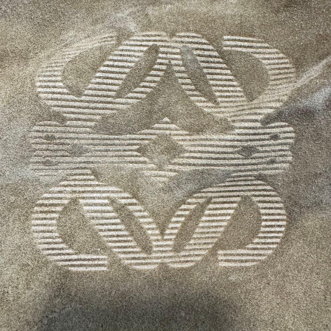 LOEWE ボストンバッグ　ショルダー　スエード　レザー　カラー(ブラウン)