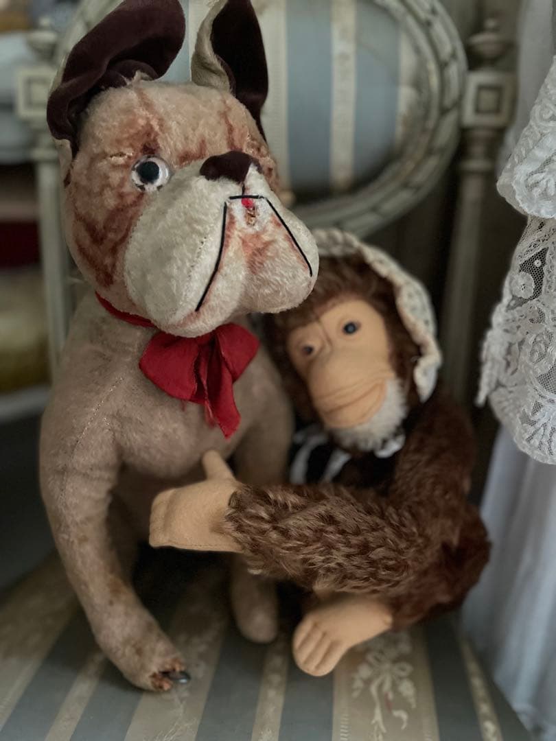 ♡シュタイフ お猿さん♡チンパンジー Jocko ジョコ アンティークシュタイフ