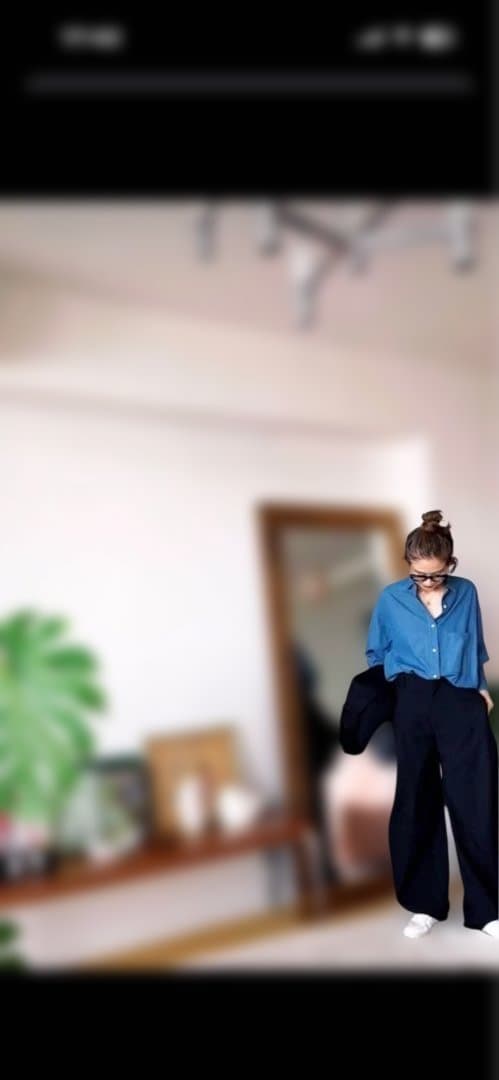 chiiibag デニムオーバーサイズシャツ