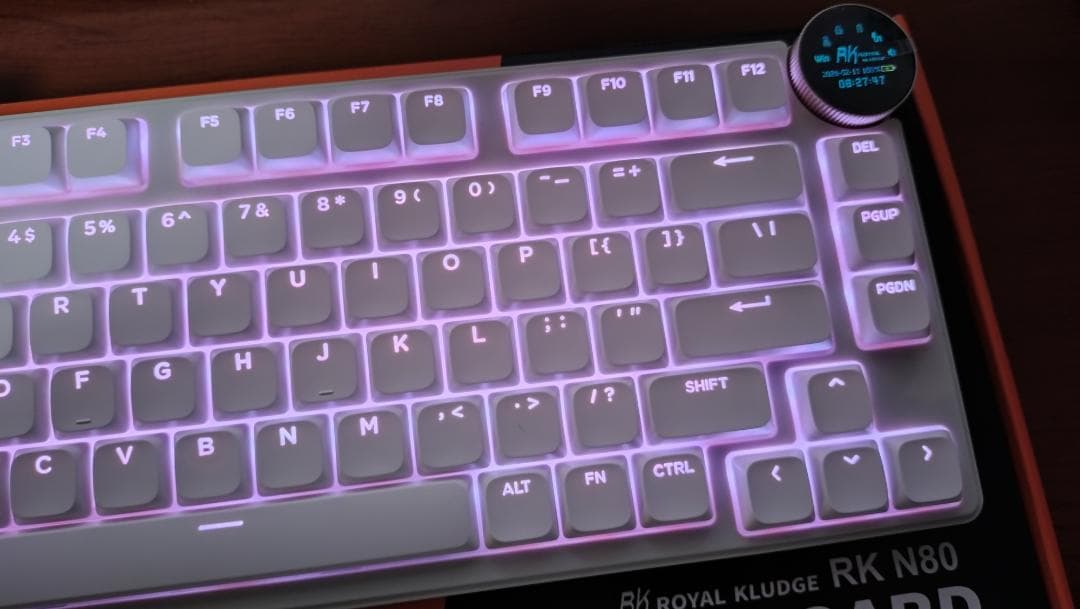 【動作確認美品、透過キーキャップMod】 Kludge RK N80