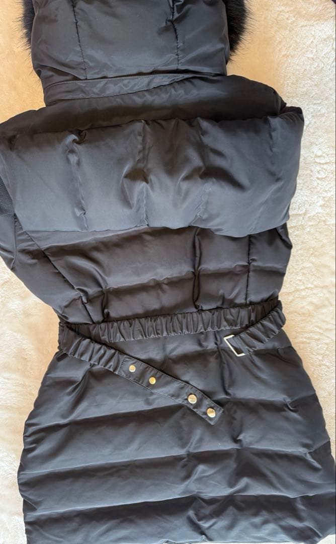 撥水ウィンドブレーカーフード付きダウンジャケット