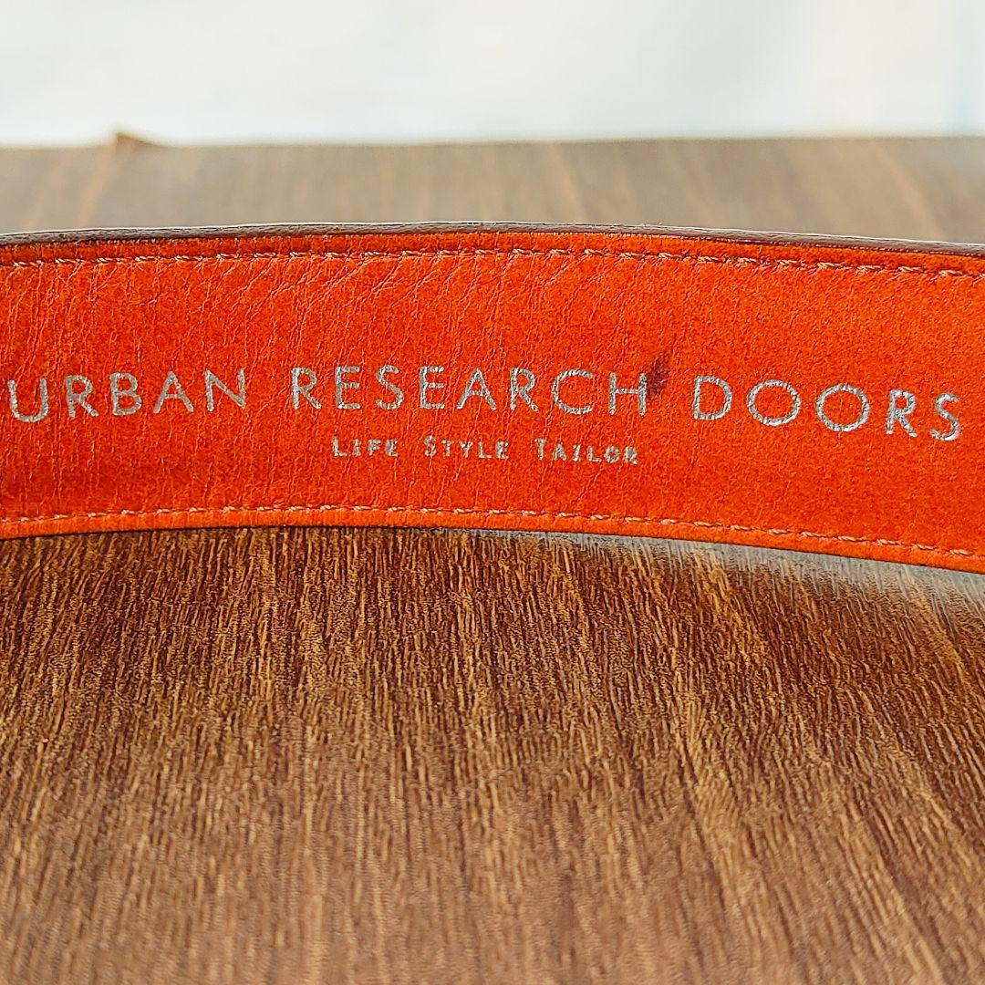 【極艶極上品】アーバンリサーチ　高級ドレスベルト バーガンディ馬革　日本製正規品