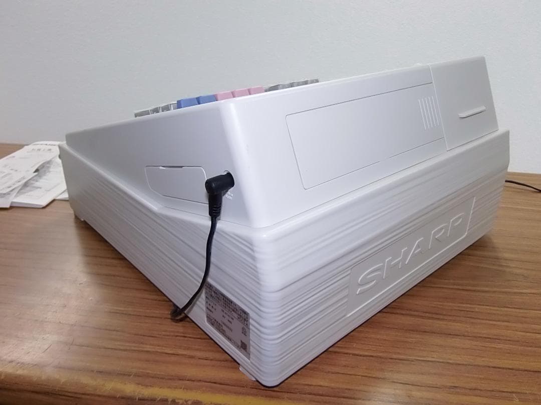 SHARP XE-A147-W電子レジスター2021年製店名設定無料240423