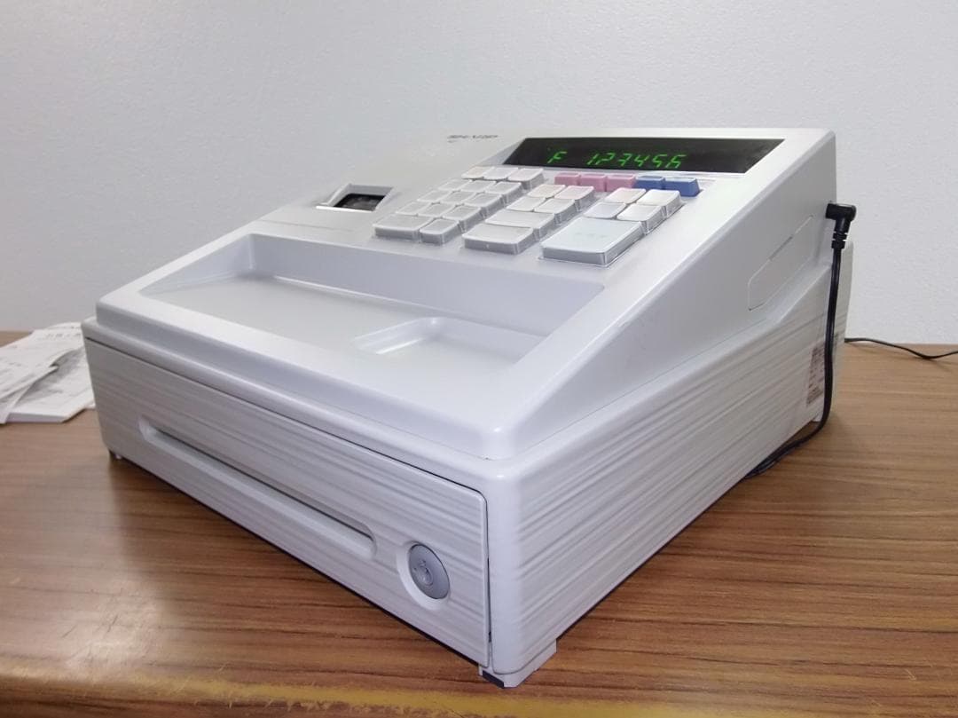 SHARP XE-A147-W電子レジスター2021年製店名設定無料240423
