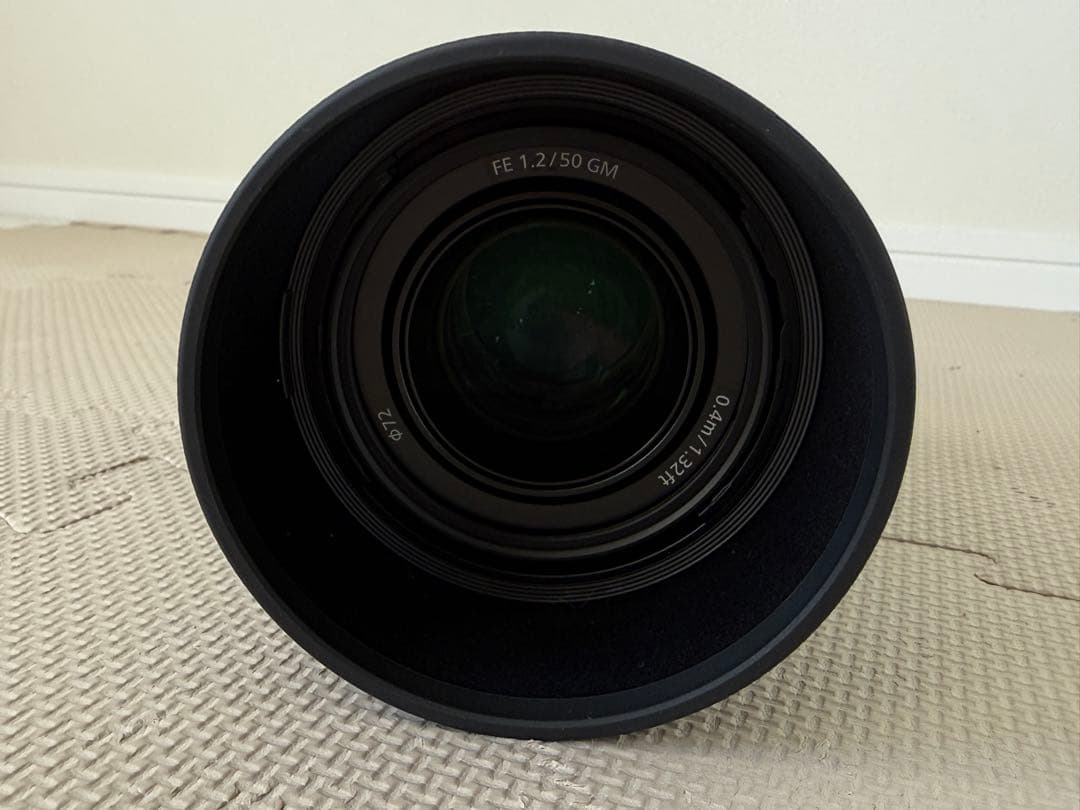 【美品】SONY FE 1.2/50 GM レンズ　プロテクター付き