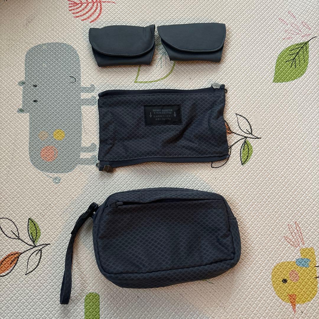 美品 NUNA 抱っこ紐 グレー メッシュ