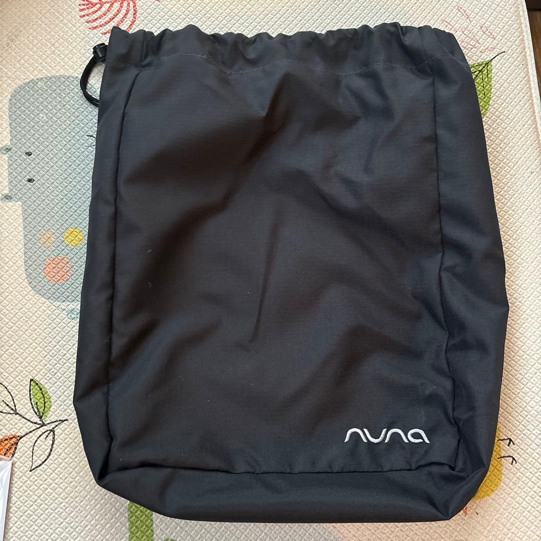 美品 NUNA 抱っこ紐 グレー メッシュ