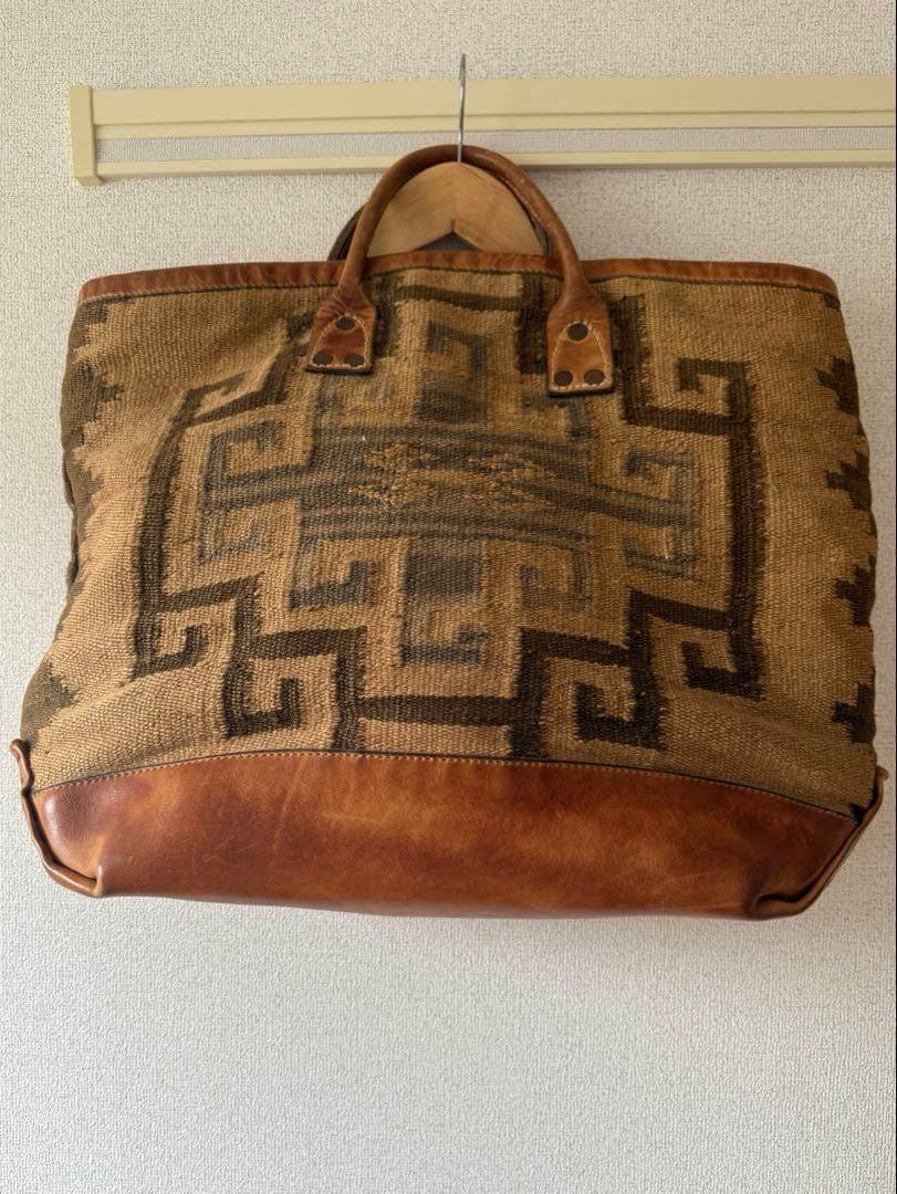 イサム【希少】RRL NATIVE TOTE BAG名作 ラグバッグ