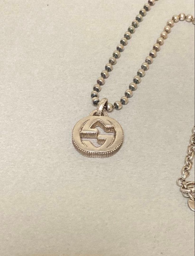 ✨本日限定価格GUCCI ネックレス インターロッキング GG シルバー刻印あり