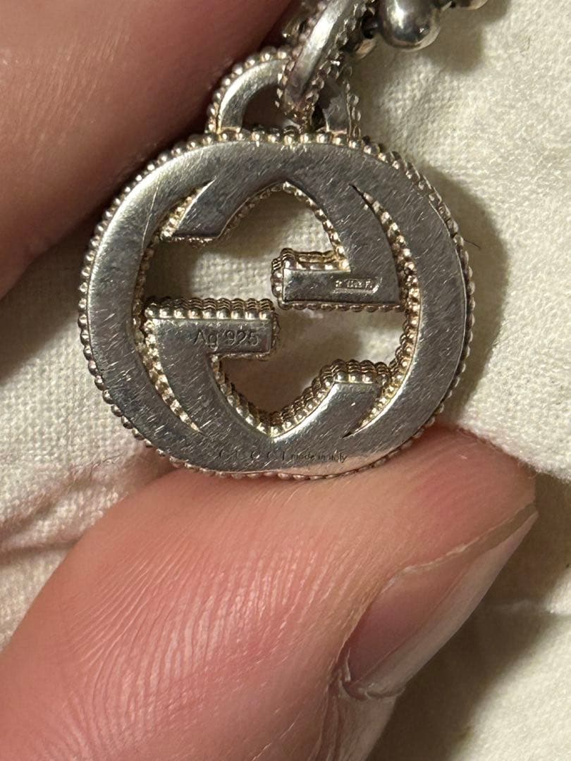 ✨本日限定価格GUCCI ネックレス インターロッキング GG シルバー刻印あり
