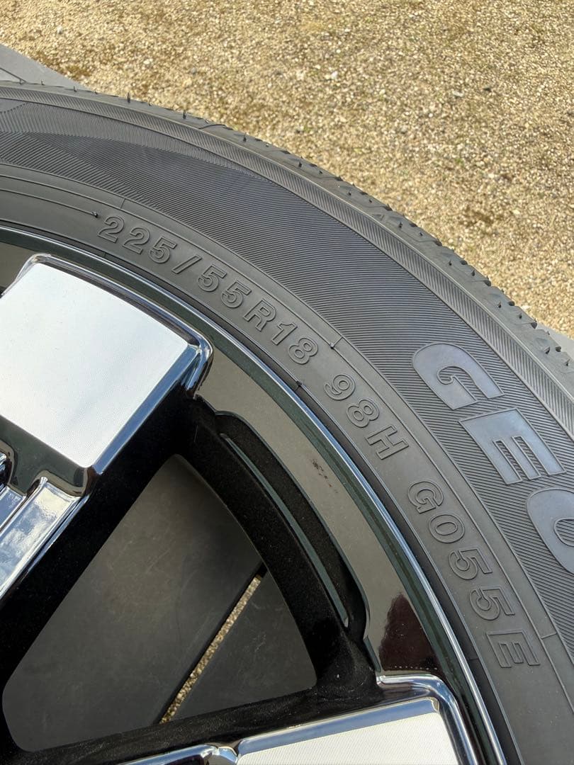 ①/4】2026式デリカd5 純正タイヤホイール4本セット新車外し グレードP