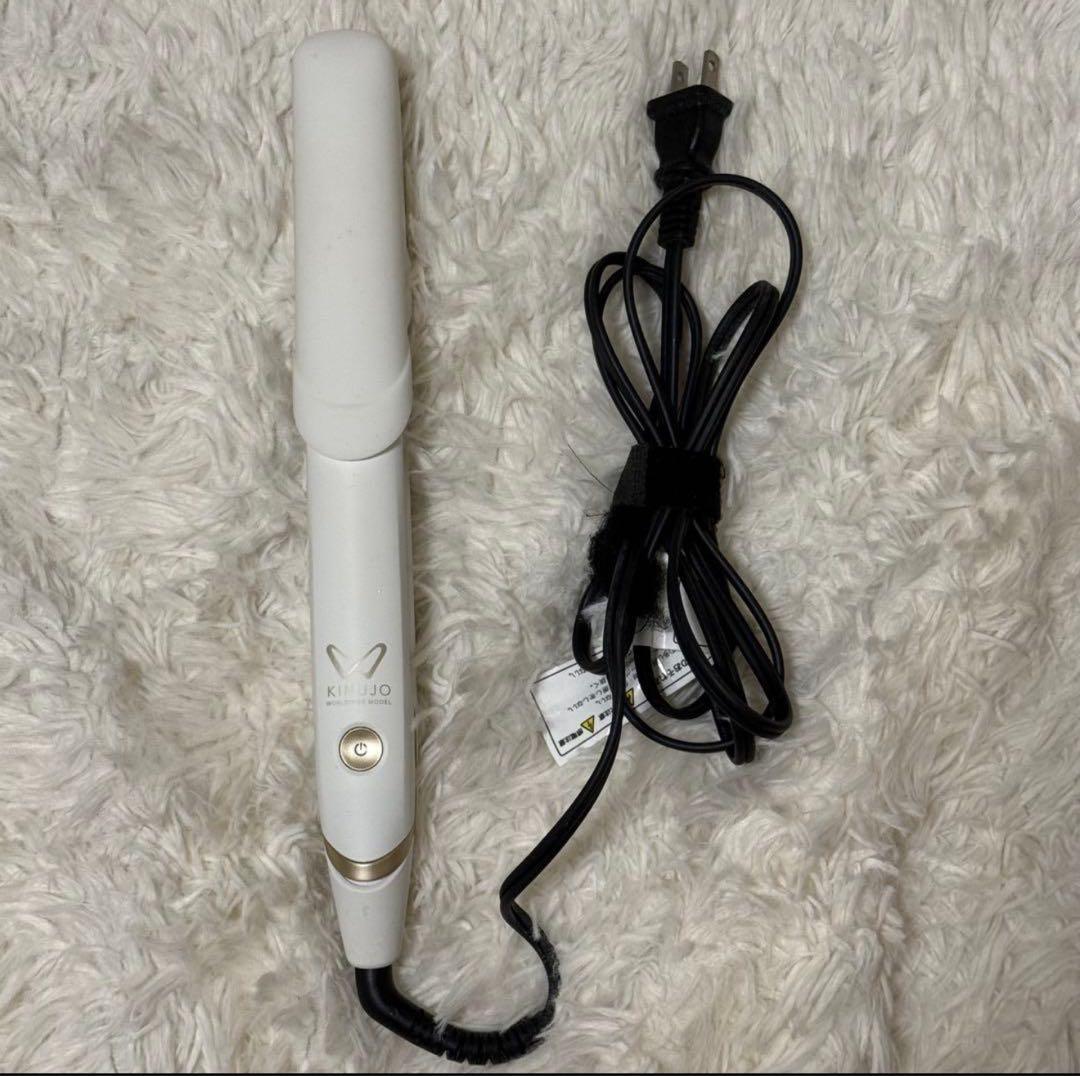 KINUJO 絹女 DS100 ストレートヘアアイロン ホワイト