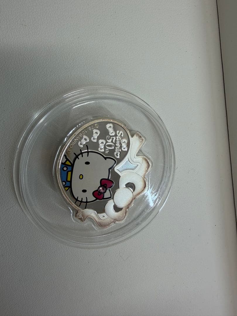 サンリオ　50周年　記念ゴールド&シルバーセット　ハローキティー純金