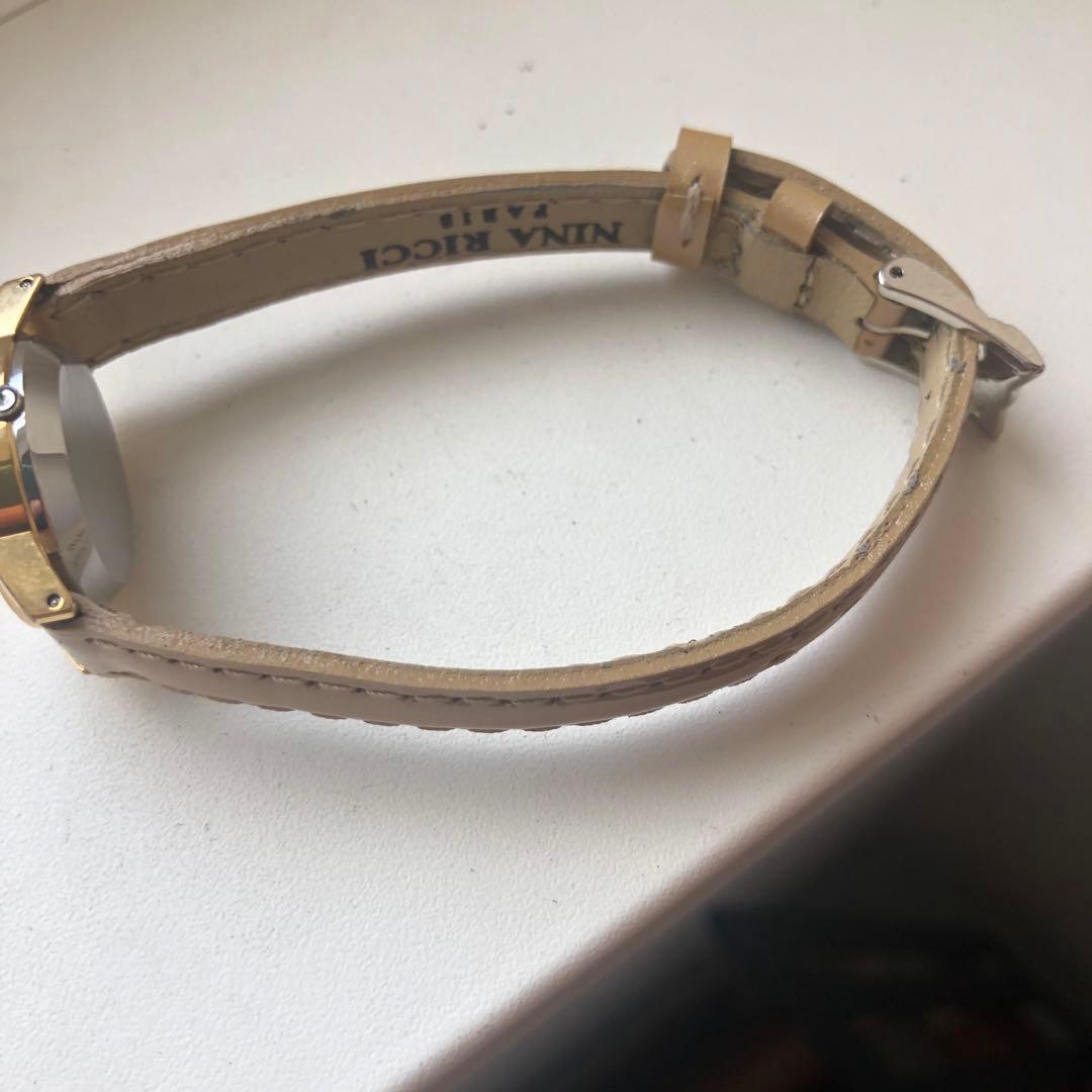 OMEGA De Ville クォーツ 時計 レザーベルト　稼働品　ビンテージ