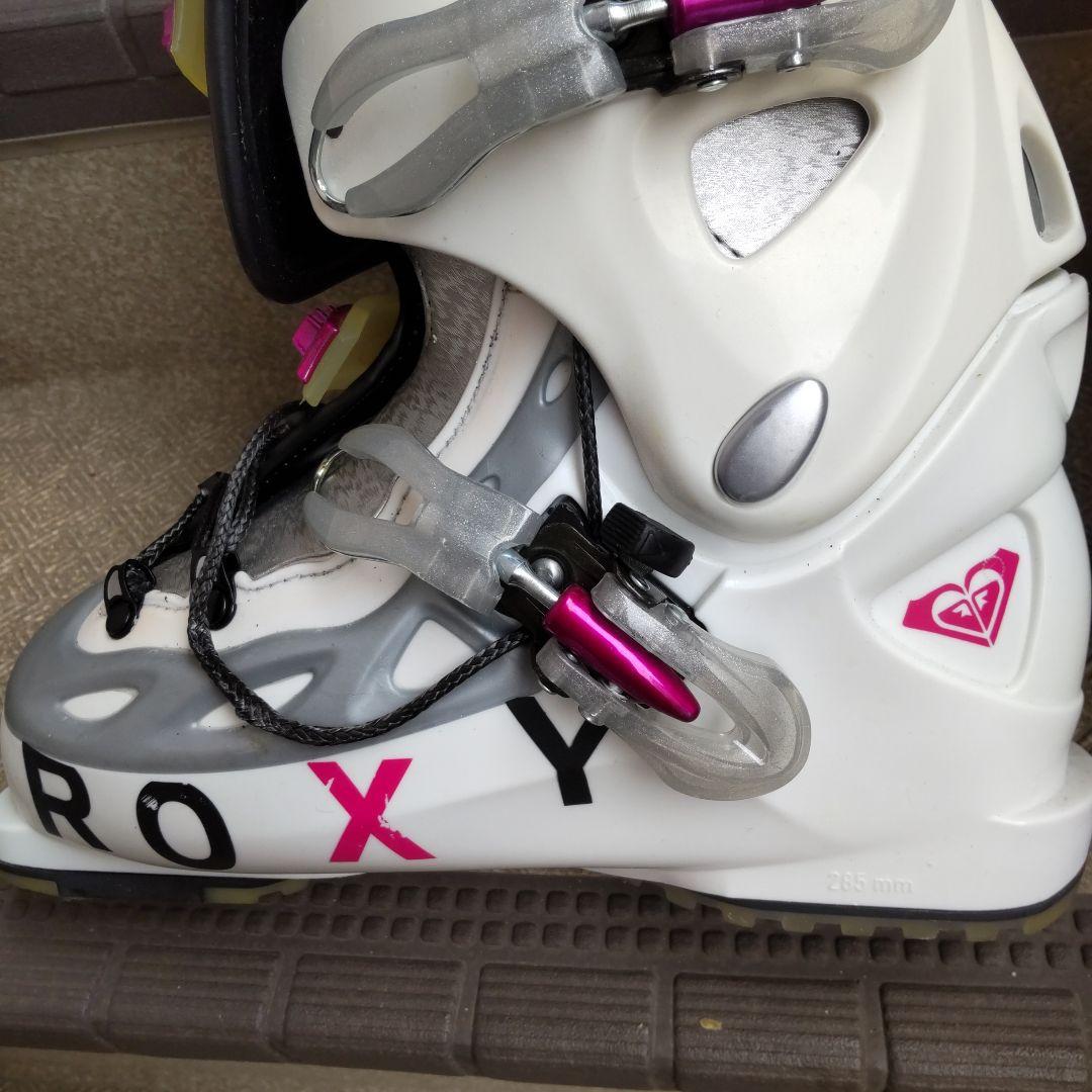 ロキシー ROXY レディースブーツ　ホワイト✕ピンク　24cm