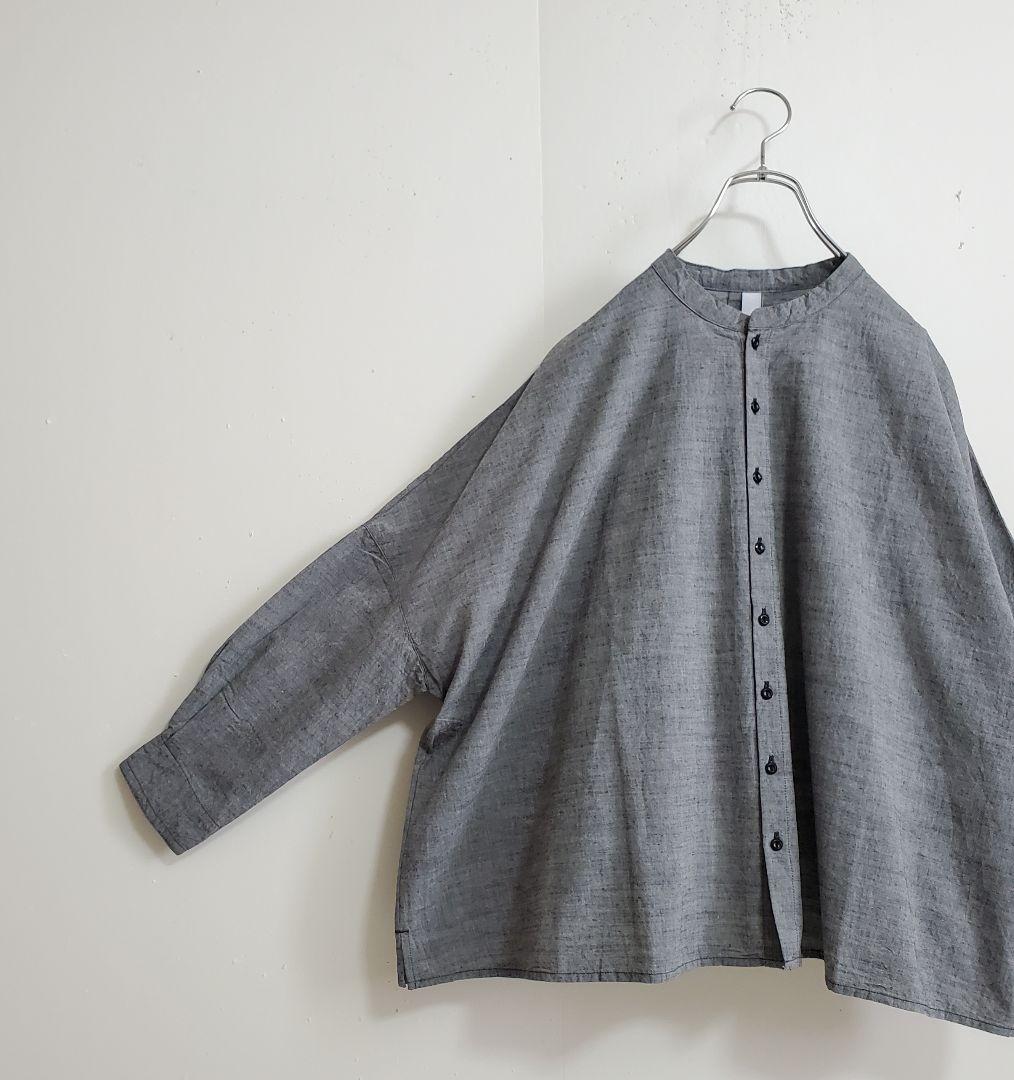 新品✨ナチュラルランドリー コードシャンブレー ランドスケープシャツ