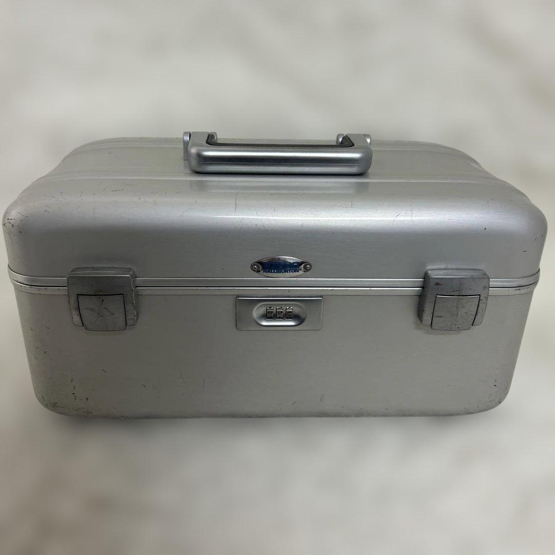 【希少品】ゼロハリーバートン　トランク　メイクボックス　シルバー