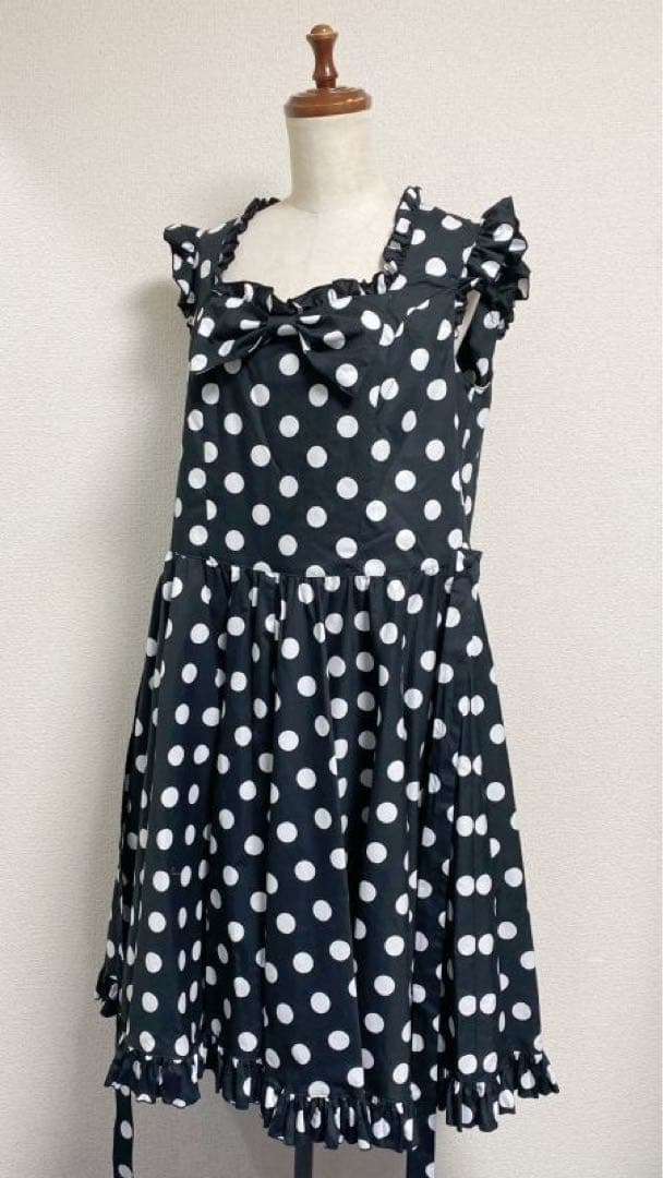 Physical Drop 水玉サーキュラーOP 黒