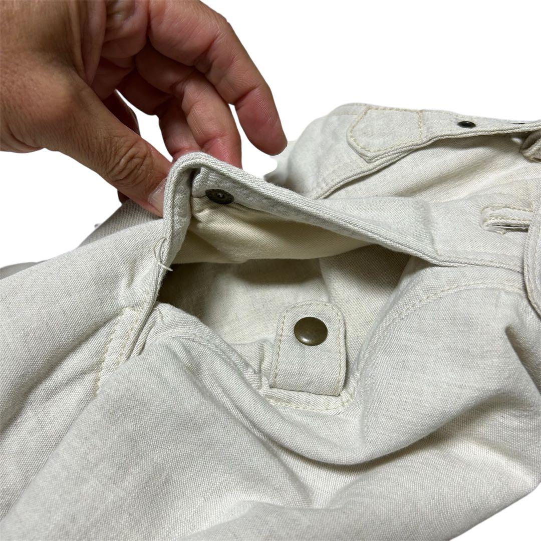 ★希少Share Spirit白ミリタリーJKT/　中綿入り　size36